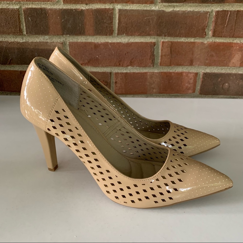 Rialto nude cut out slip on high heel pump Women’s US 10 M
